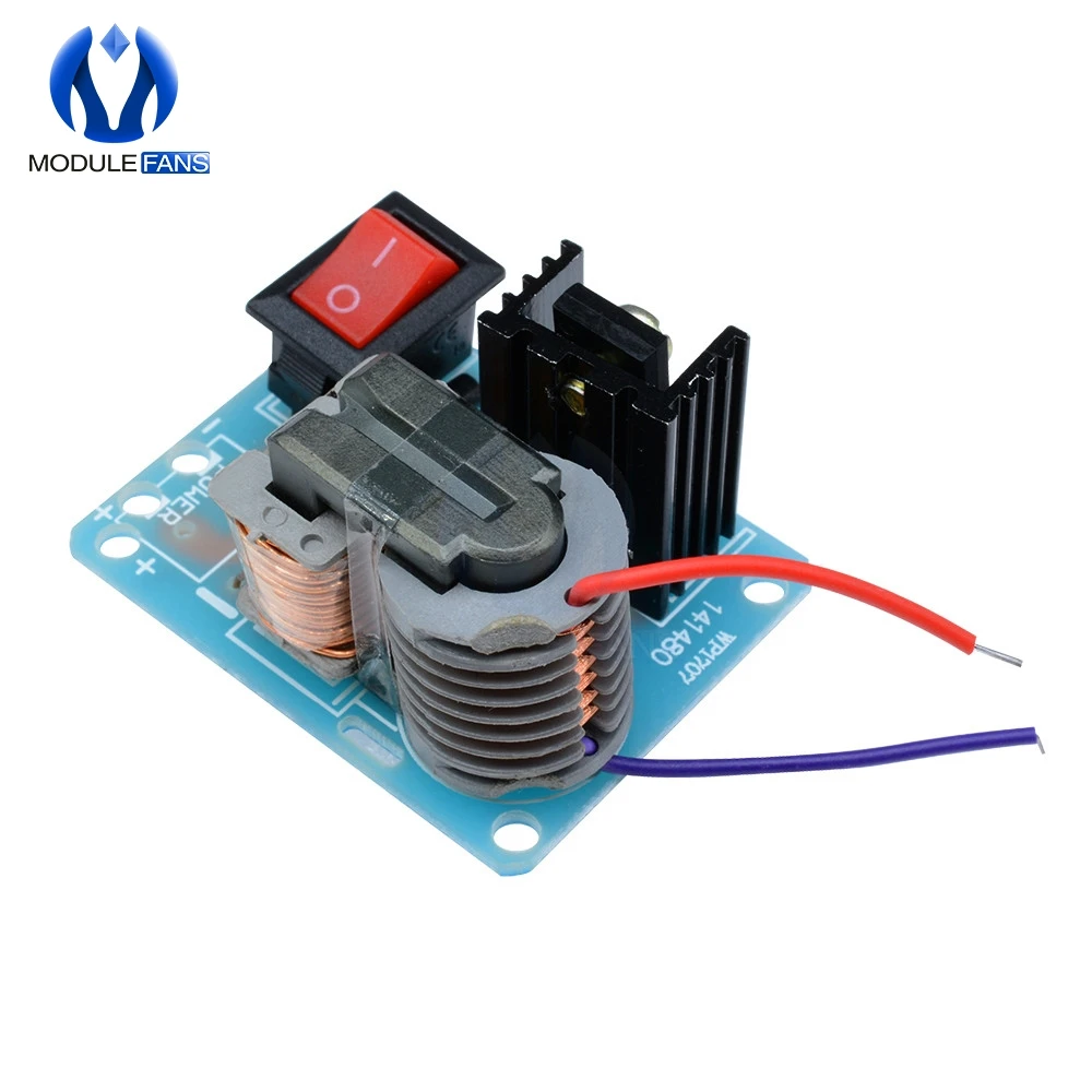 15KV High Frequency DC High Voltage Arc Ignition Generator Inverter Boost Step Up 18650 DIY Kit U Core Transformer Suite 3.7V image 4