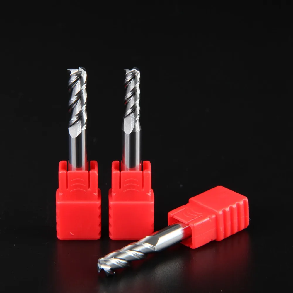 High Quality HRC55 4 Flutes Corner radius end mills Solide Carbide End Mills router bit Milling cutter Tools knife