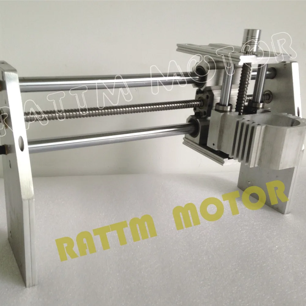 CNC Router Engraving Mill machine 3040 frame with ball screw & 52mm clamp Fixture for DIY logo hobby
