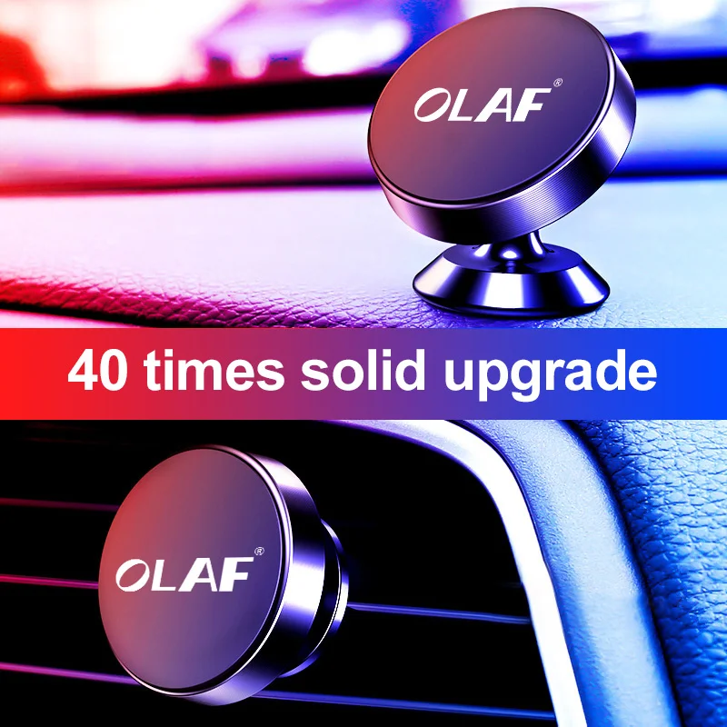 OLAF Universal Magnetic Car Phone Holder Stand in Car For iPhone X Samsung Magnet Air Vent Mount Cell Mobile Phone Support GPS