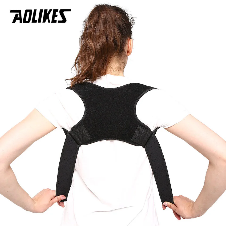 AOLIKES New Spine Posture Corrector Protection Back Shoulder Posture Correction Band Humpback Back Pain Relief Corrector Brace