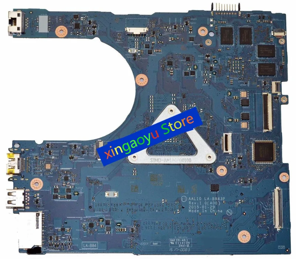 For DELL 5558 Laptop Motherboard SR23W I7-5500U CN-0V2X3C 0V2X3C V2X3C AAL10 LA-B843P N16V-GM-B1 GT920M 4GB DDR3L 100% Tested Ok