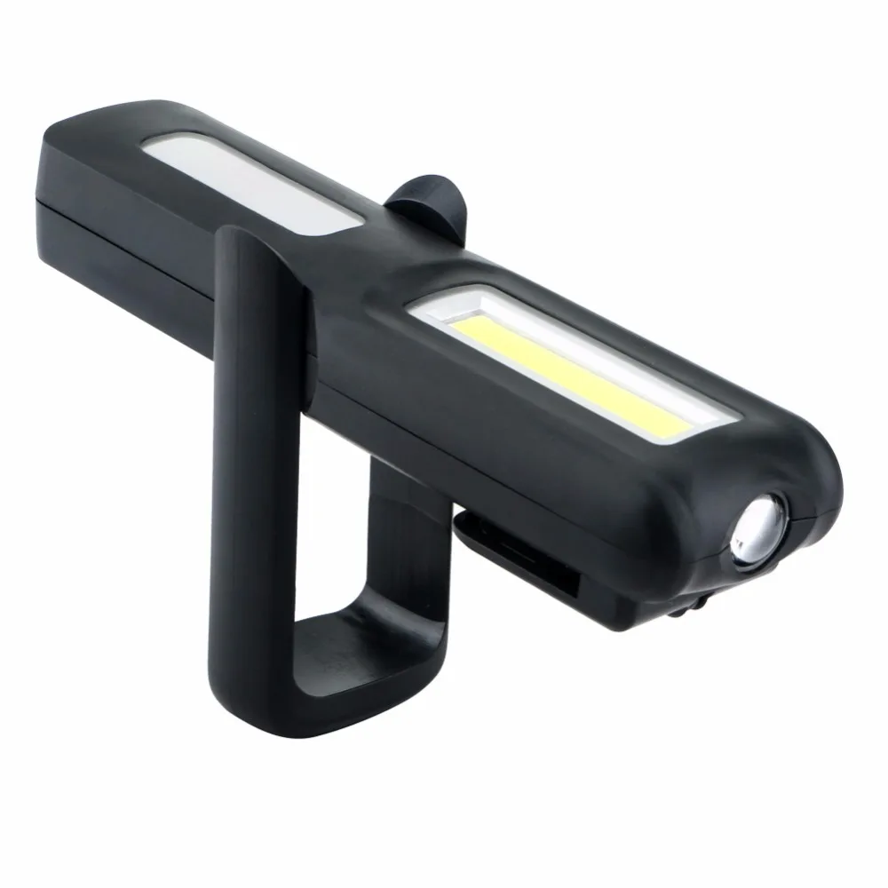 Lanterne da campeggio ricaricabili illuminazione portatile USB 3W COB Led torcia lampada da lavoro torcia magnetica gancio torcia ricaricabile