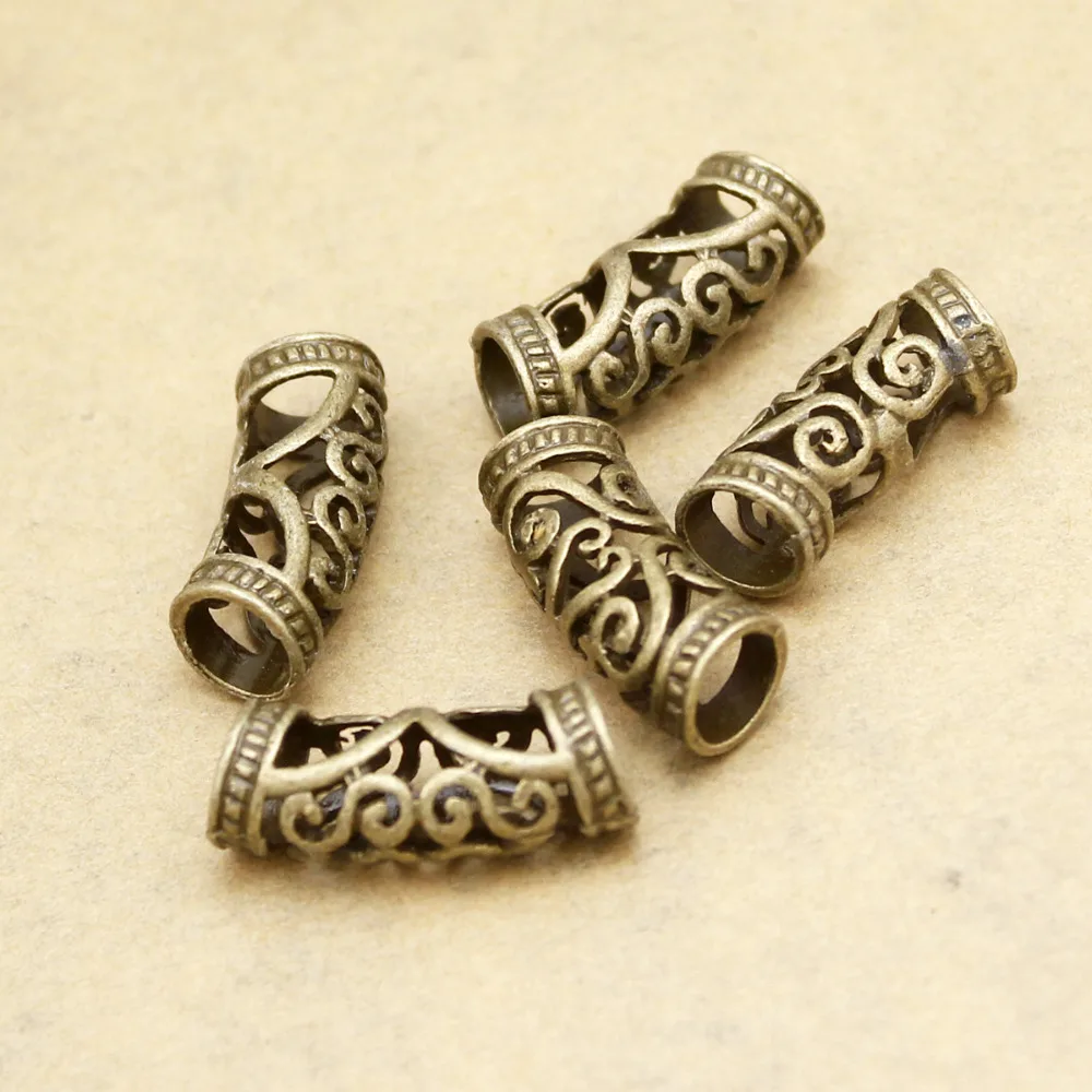 5x Norse Viking Swirl Beard Bead Rasta Dreadlocks Braid Head Hair Clip Pin Accessories Christmas Gift Headband Headdress Jewelry