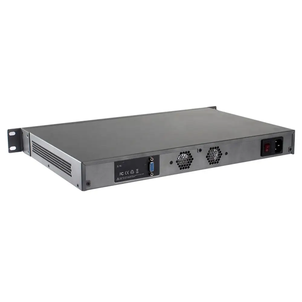 HUNSN 1U Rackmount Firewall, Microtik, Pfsense, OPNsense, Intel Core I3/I5/I7, RS07, Netwerkbeveiligingsapparaat, Router PC, 8LAN/2SFP