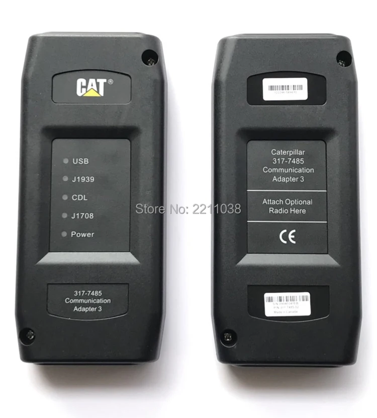 2020 Real CAT ET3 Adapter III 317-7485 2015a CAT truck diagnostic tool CAT III Communication Adapter III CAT3 without WIFI