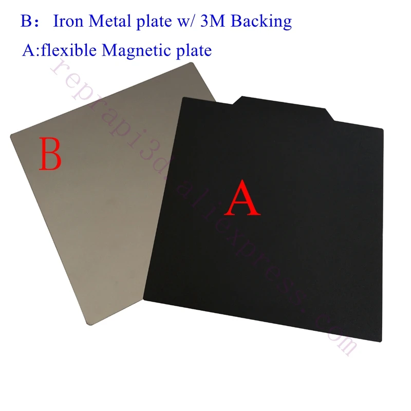 

220x220mm Removable Flexible Metal Bedplate + Magnetic Sticker Build plate Tape F/ ABS TPU Nylon Wanhao i3 Anet A8 A6 3D Printer