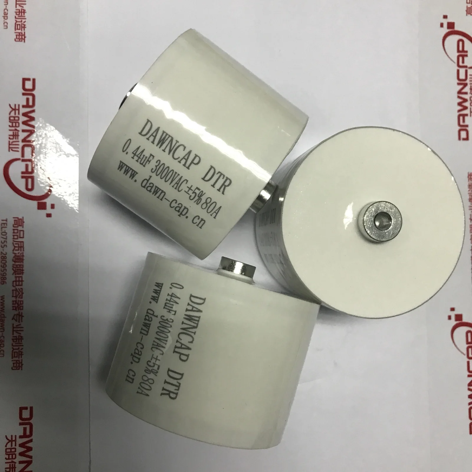 High Frequency Machine DGR 0.12UF 3000V AC 4000V DC 120NF Resonant Capacitor 65*55MM