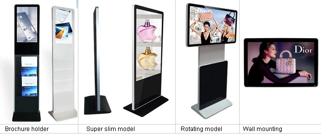 42 47 55 zoll touchscreen Self-Service-Kiosk totem lcd digital signage player lcd tv totem signage