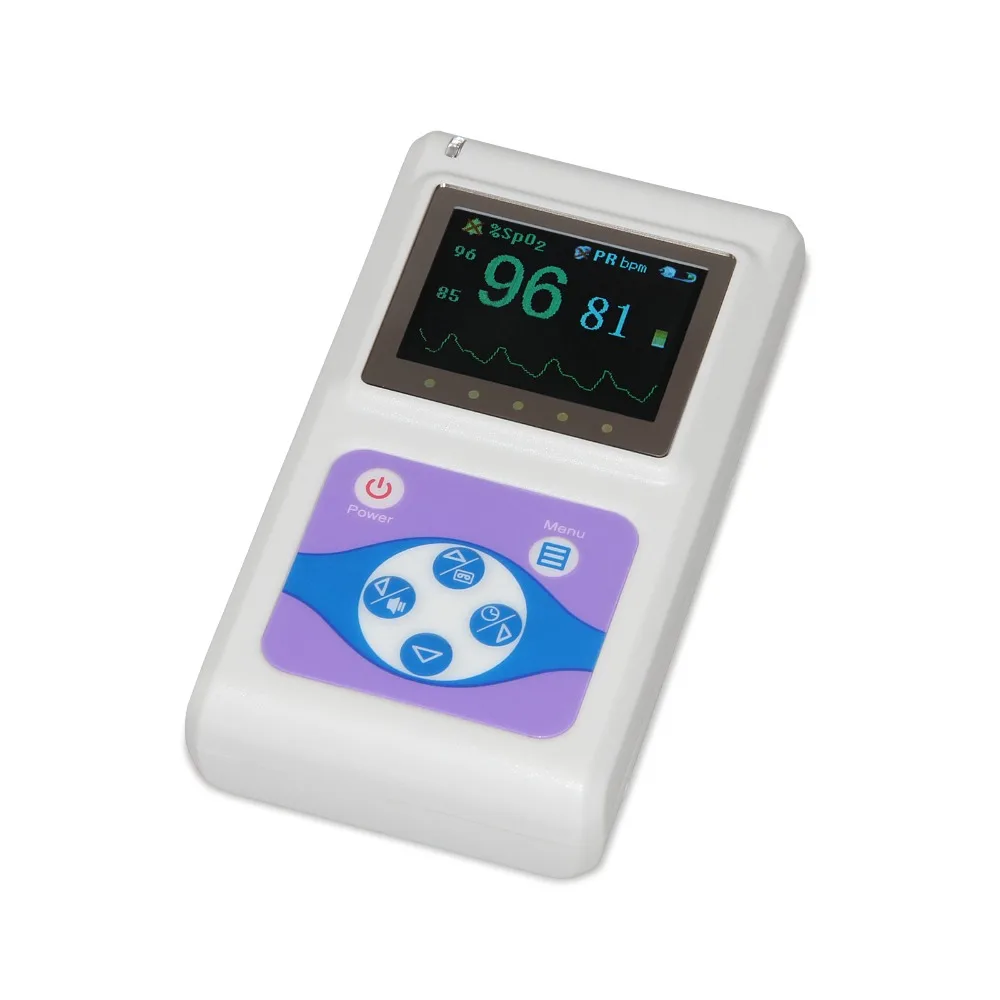 

Contec CE Hand-Held Pulse Oximeter,USB PC analysis software CMS60D,SPO2,PR Free Shipping