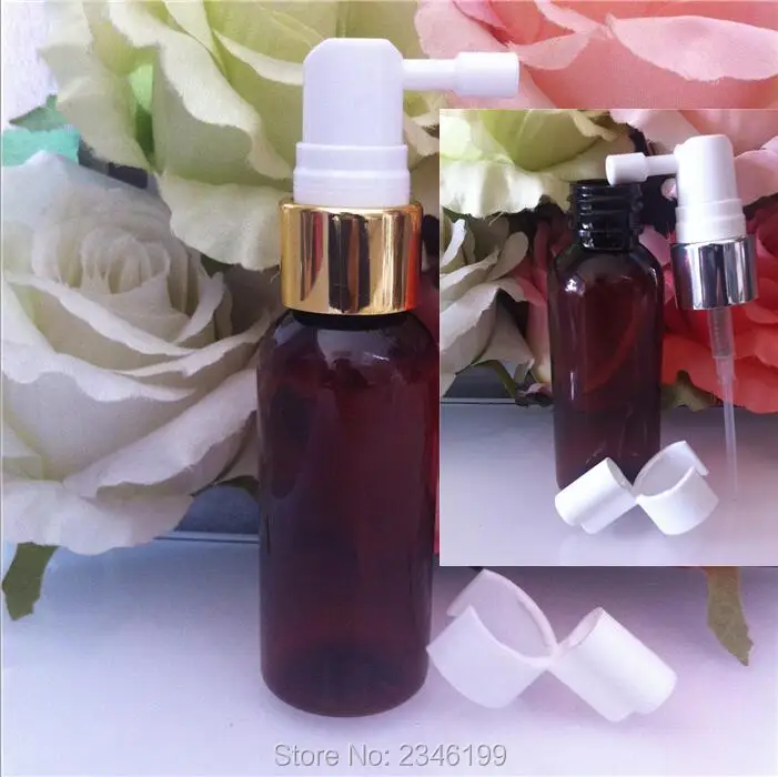 

50ML 50pcs/lot High Class Fine Mist Packing Bottle, Empty DIY Perfume Refillable Container, Brown Round Emulsion Spray Bottle