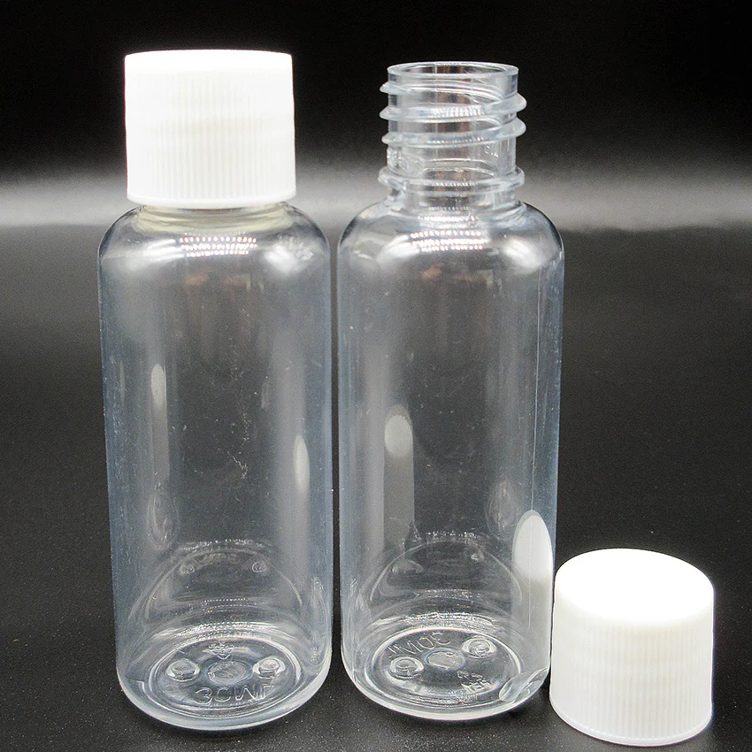 travel suit subpackage PET30ml empty bottle with flip bottle cap of toner ,sunfream,essential oil 10pcs/lot