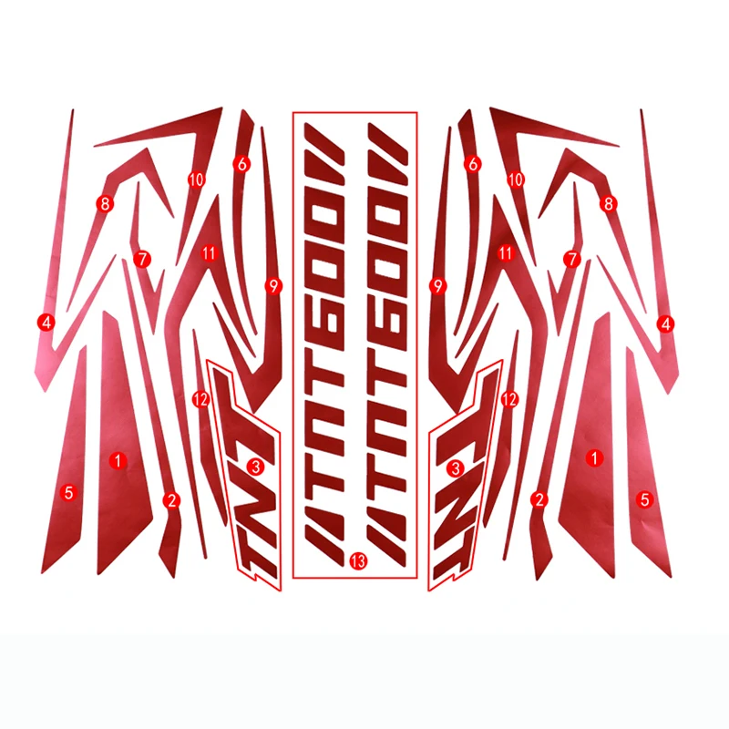 New Hot sell Motorcycle Whole Vehicle Sticker Decals Stickers For Benelli BN600 TNT600