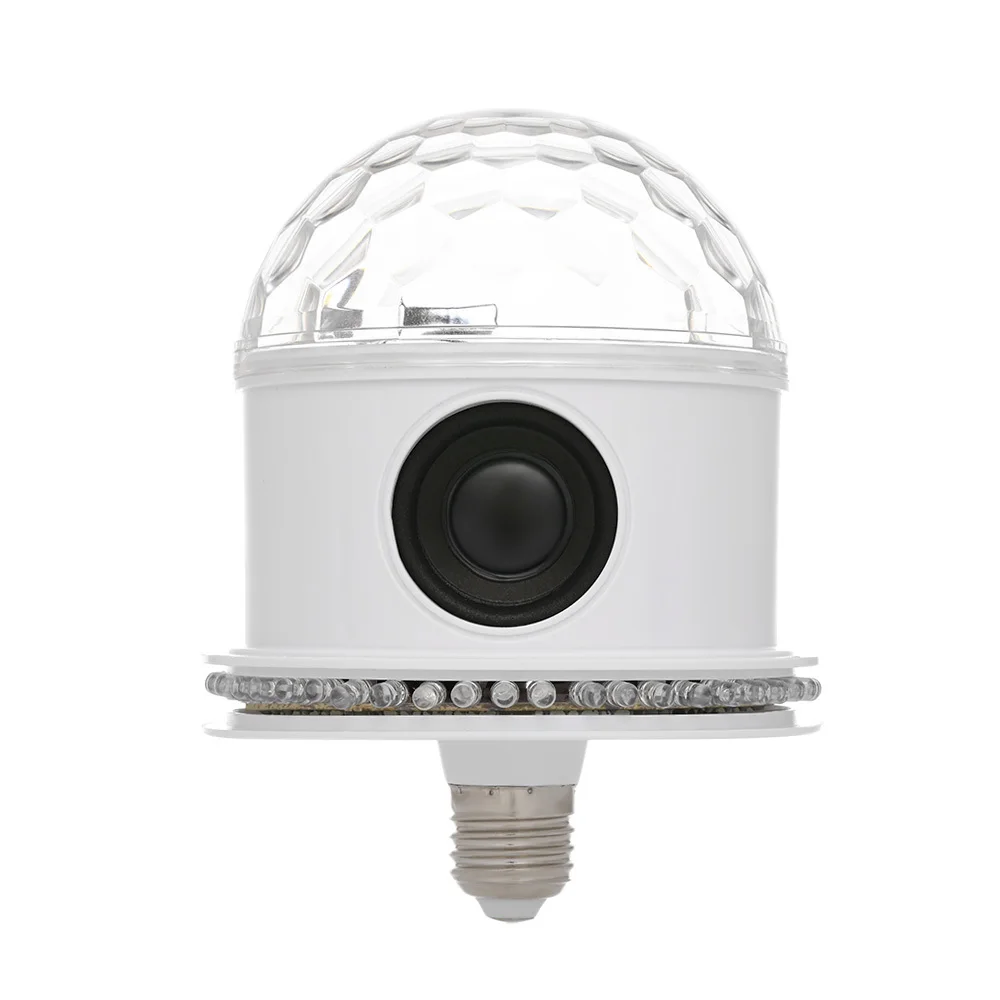 E27 Mini RGB Stage Light Sound Actived Auto Rotating Magic Disco Ball DJ Light LED Stage Effect Lighting Six Mode