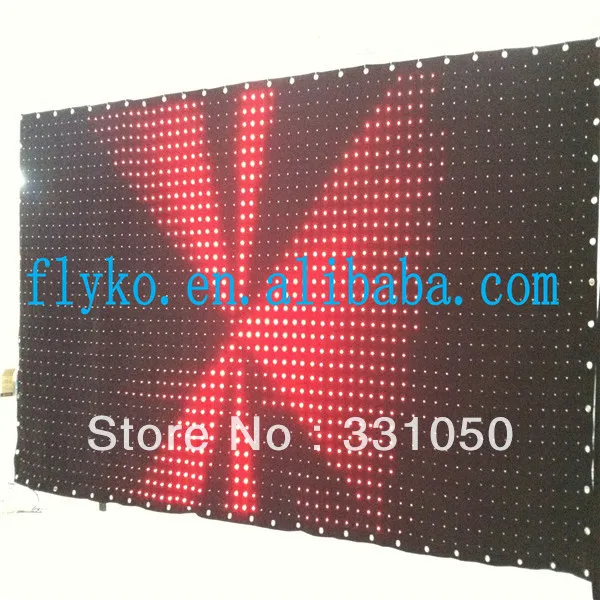 advertising display led display orange display clothing