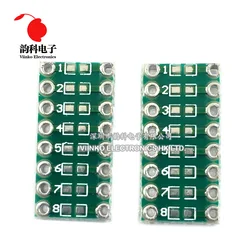 10pcs 0805 0603 0402 to DIP Transfer Board DIP Pin Board Pitch Adapter keysets