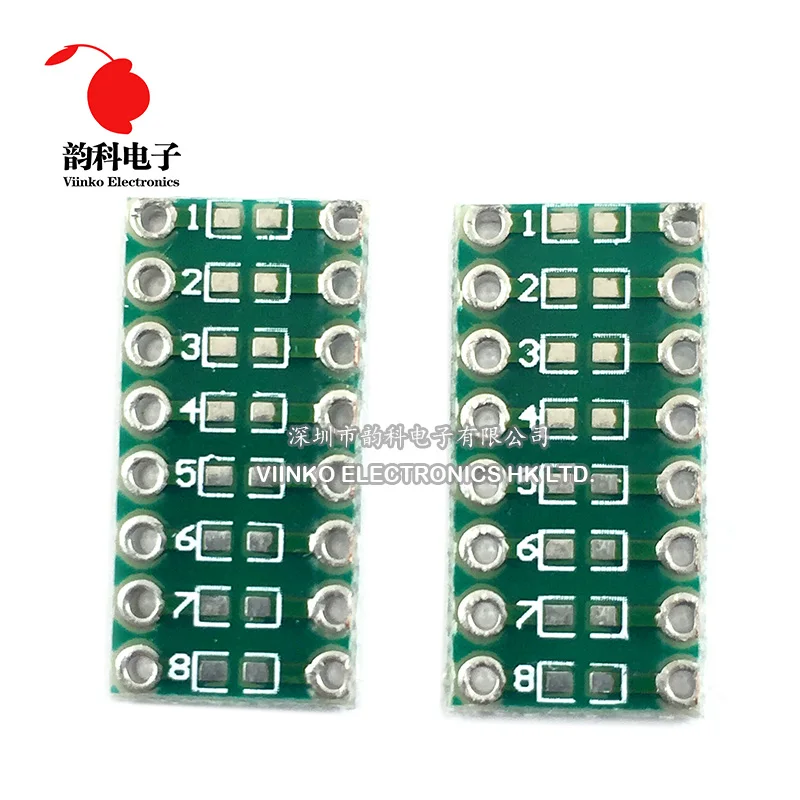 10 sztuk 0805 0603 0402 do DIP płyta transferowa DIP tablica do notatek Pitch Adapter keysets
