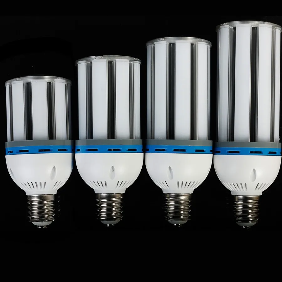 2pcs/lot 27w 36w 45w 54w 5500LM e40 LED Light Bulb Lamp 85-265V Cylinde Plug Lamp 5730 SMD Corn Light