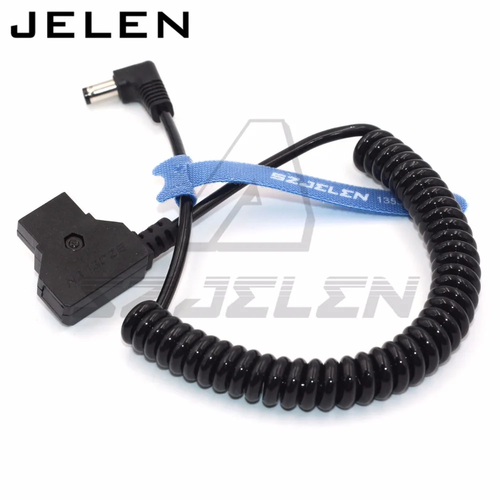 D-Tap to Right Angle DC 5.5x2.5mm Cable for Blackmagic Video Assist 4K monitor power cable