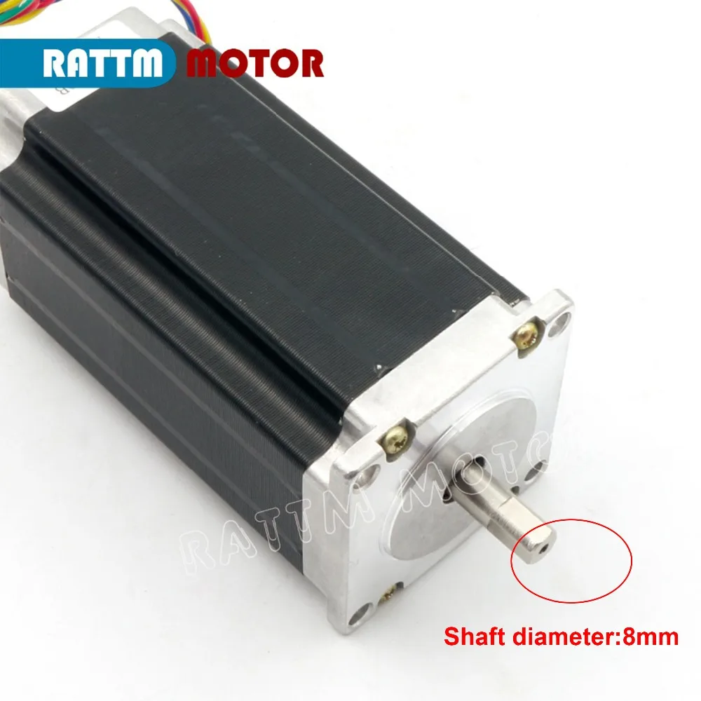 Nema 23 stepper motor Double Dual shaft 112mm 2.8N.cm 425 Oz-in 4 wires 3A 23HS2430B