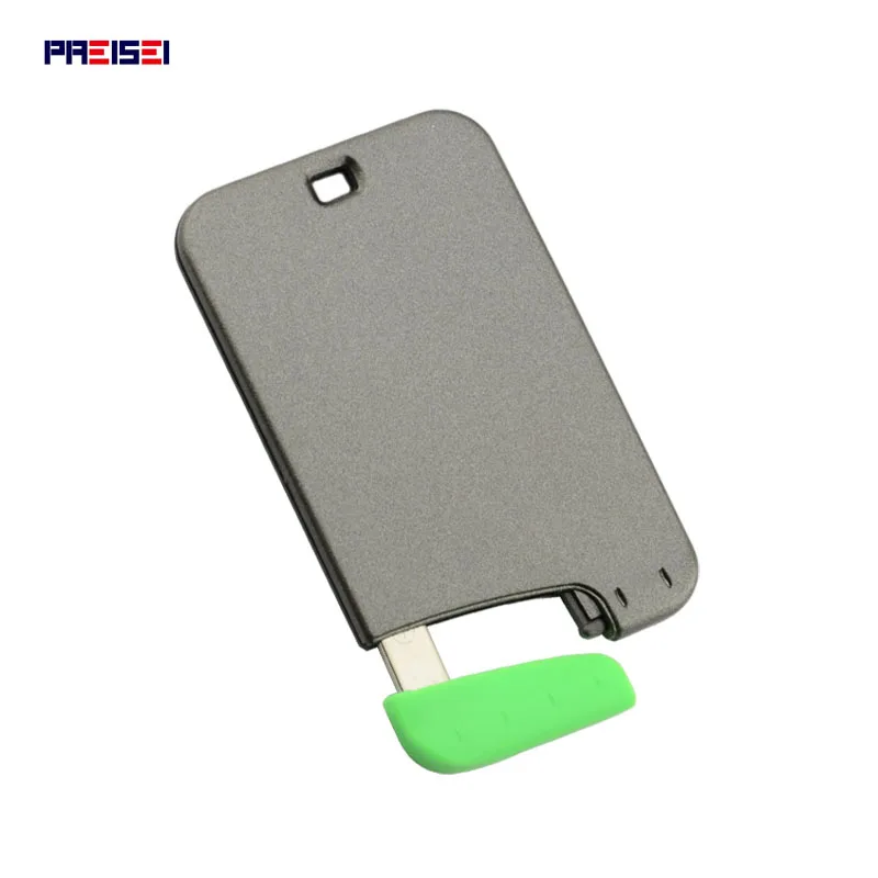 

PREISEI 2 Button Replacement Remote Car Smart Key Card Case Shell Fobs For Renault Laguna With Key Blade