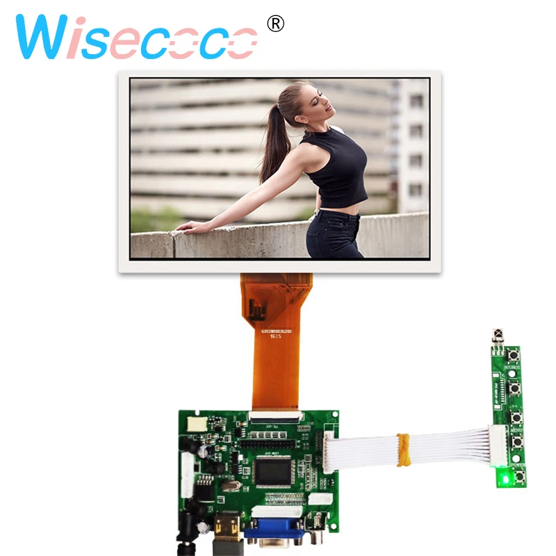 7 inch LCD screen with driver board Remote Control AT070TN94 panel for Raspberry Pi 3B Orange Pi