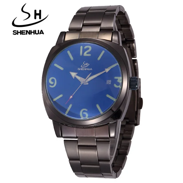 SHENHUA Automatic Self Wind Mechanical Wristwatches For Men Waterproof Date Clock Business Casual Watches Gifts horloges mannen