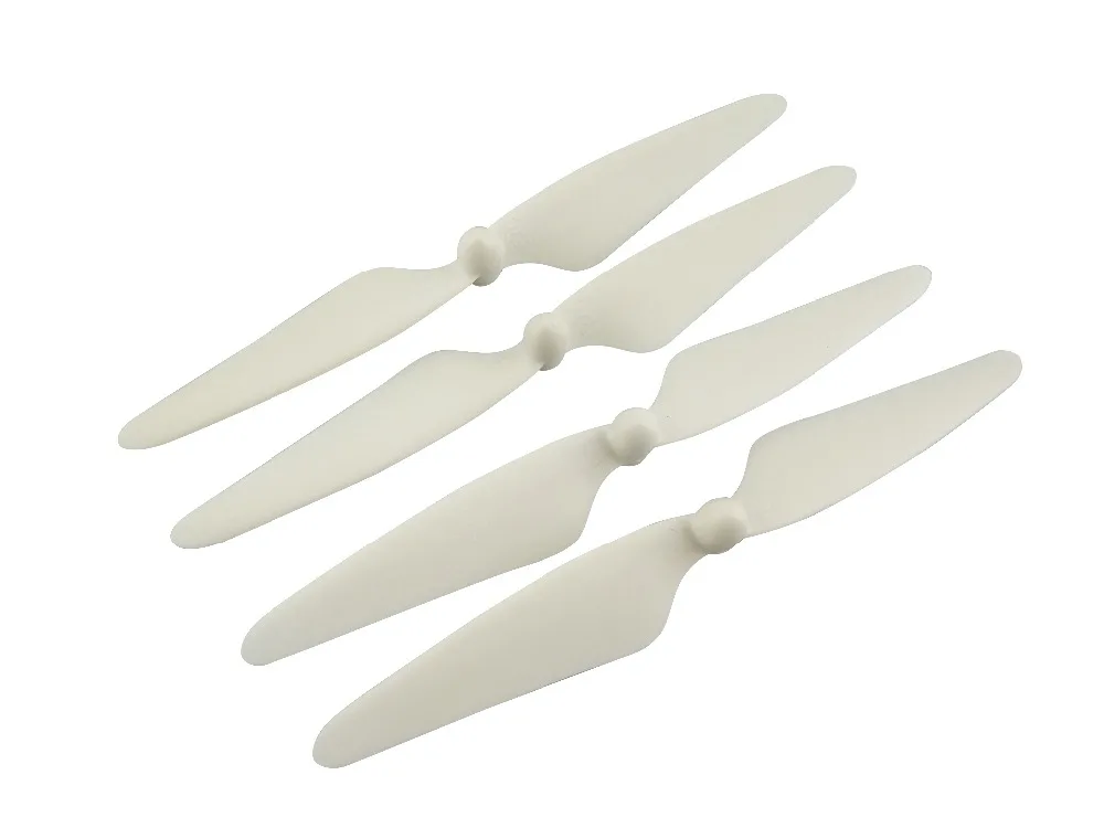 2 Pairs CW/CCW Propellers & 4PCS Protection Cover set for Hubsan H501S H501A/H501C/H501M/H501S W/H501S pro Quadcopter white