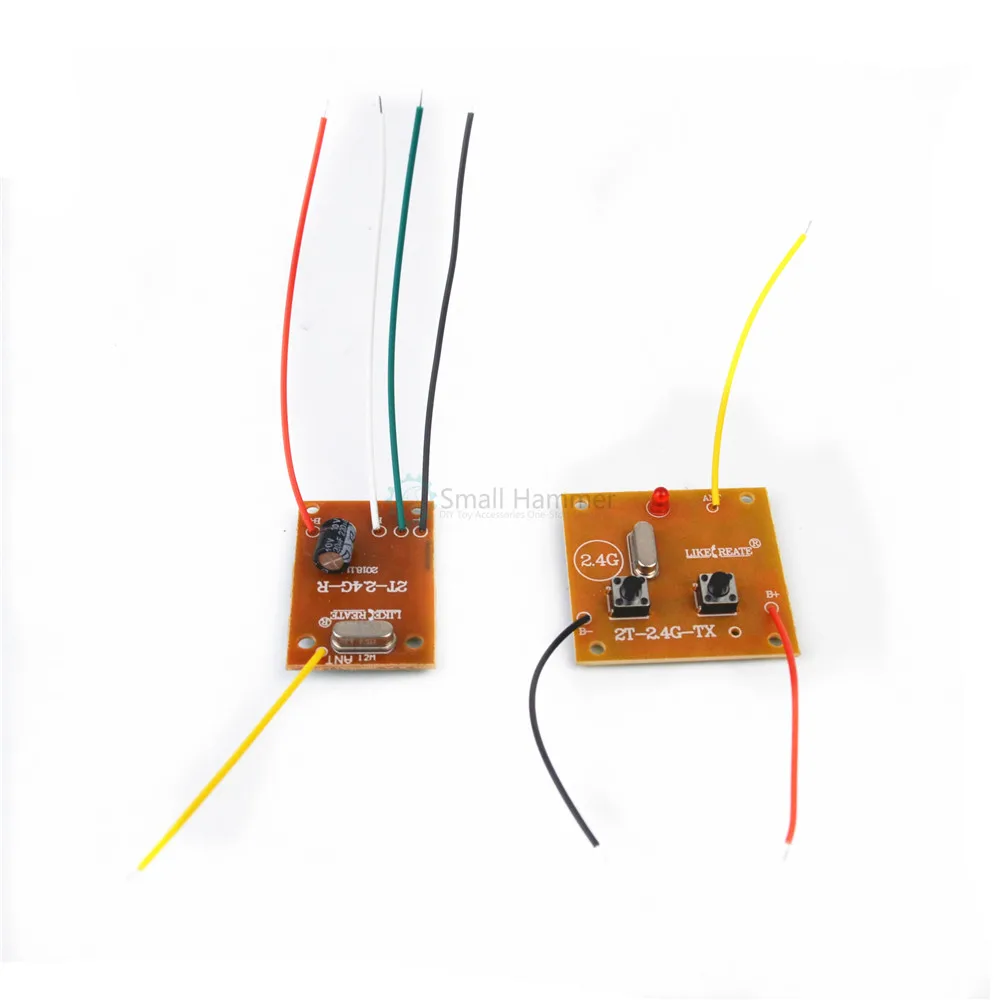 2pcs Two-way 2.4G Electronic Remote control Board two-channel Reveiver Board