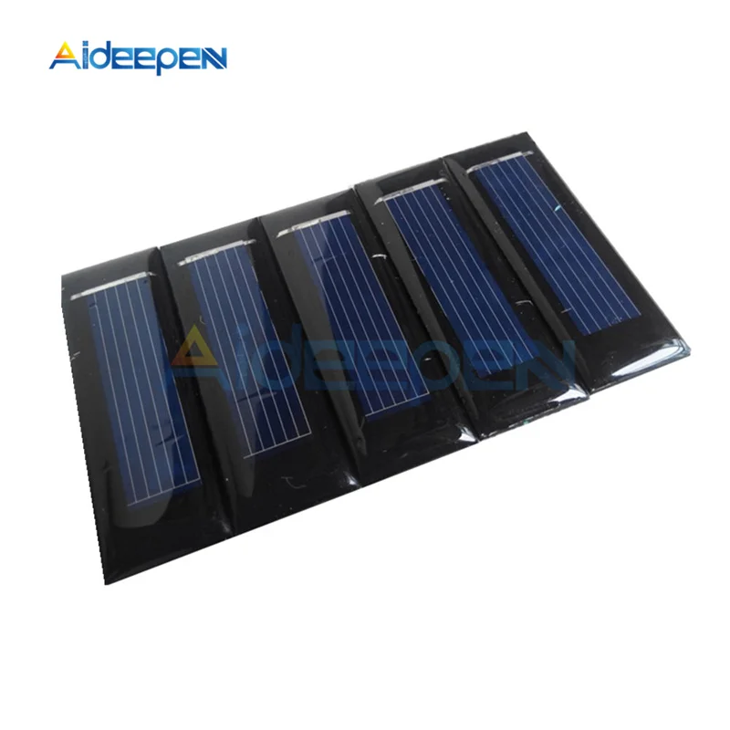 10Pcs/lot 0.5V 100ma Solar Panel Mini Solar System DIY Module For Battery Cell Phone Chargers Portable Solar Cell