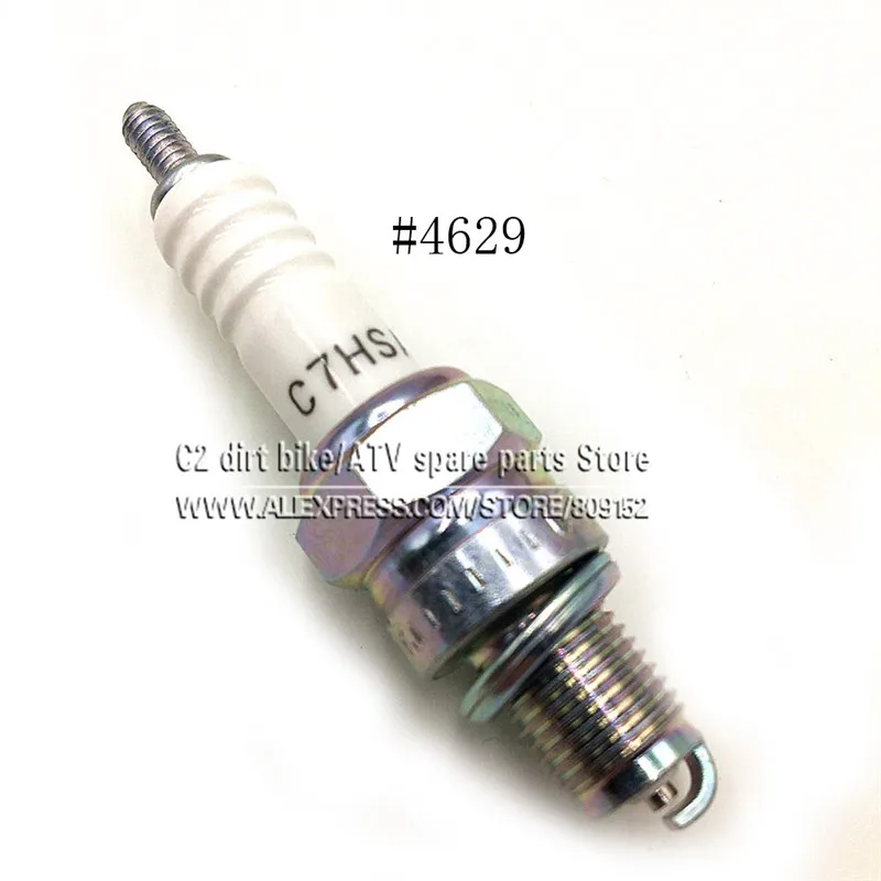 SPARK PLUG CR7SHA #4549 C7HSA #4629 D8EA #2120 DR8EA #7162 For NGK 4 stroke Engine, Dirt Pit Bike, ATV, motocross