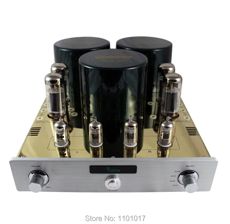 YAQIN MC-10T EL34 Vacuum Tube Push Pull Integrated Amplifier HIFI EXQUIS lamp amp with 12AX7 pre-amp