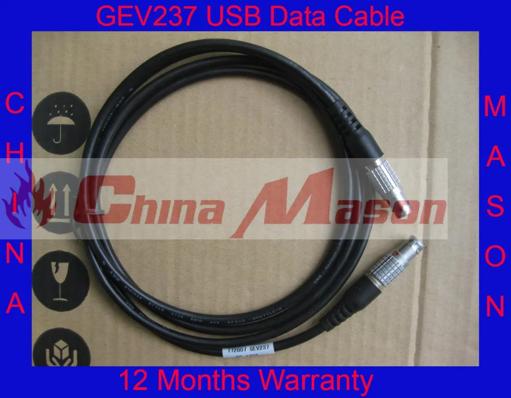 High quality Gev237 772807 Cable to connect RX1210 controller with GX/GRX1200 GPS receiver, Injection Molding