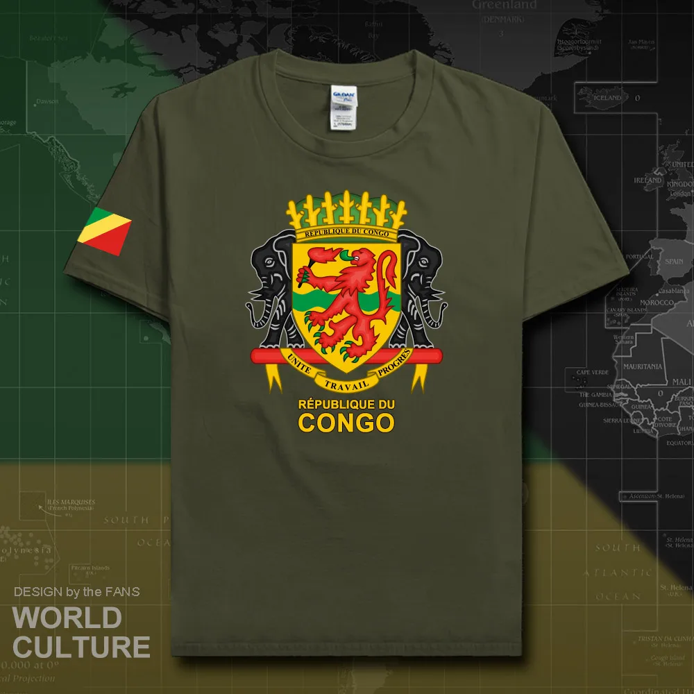 Congo Republic mens t shirt 2018 jerseys nation tshirt team cotton t-shirts gyms clothing tees country sporting COG Congolese 20