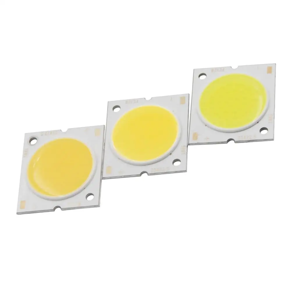 manufacturer 25x22.5mm Square Aluminum Board LED COB Strip High lumen chip Light Source Module 10W 15W 20W 30W COB for bulb lamp