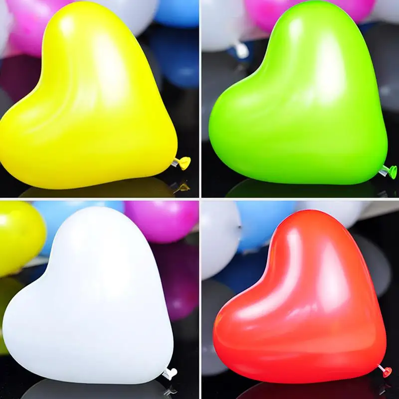10pcs specials wedding bridal love balloon wedding room set-up and furnishing of heart-shaped Birthday balloons wholesale