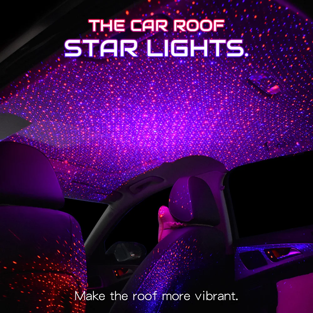 

car atmosphere lamp interior ambient star light car atmosphere light LED Car Roof Star Night Lights Projector for bmw e90 e46