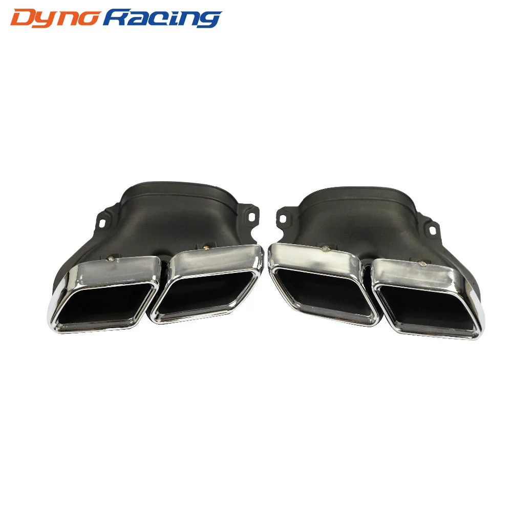 1 Pair Car 304 Stainless Steel Exhaust Tail Pipe Modified Muffler Tips tail throat For Mercedes Benz C-Class W205