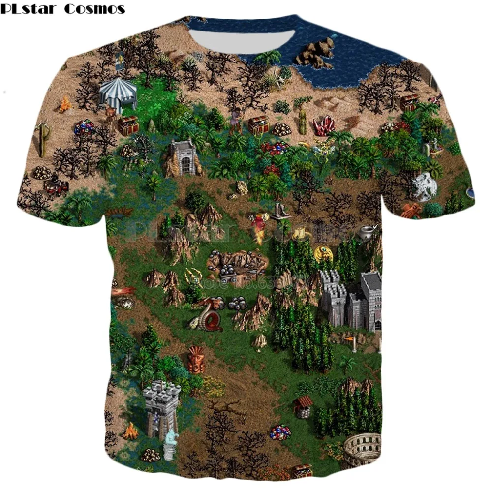 PLstar Cosmos 2019 New style summer T shirt Fashion Men/Women tshirt Classic game Heroes of Might & Magic Print Harajuku t shirt