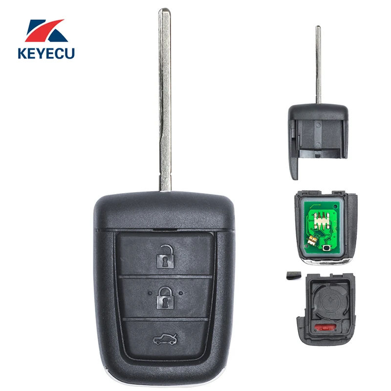 KEYECU Remote Flip Car Key 434MHz ID46 Chip For Pontiac G8 For Holden VE Commodore Omega Berlina Calais SS SV6 HSV GTS