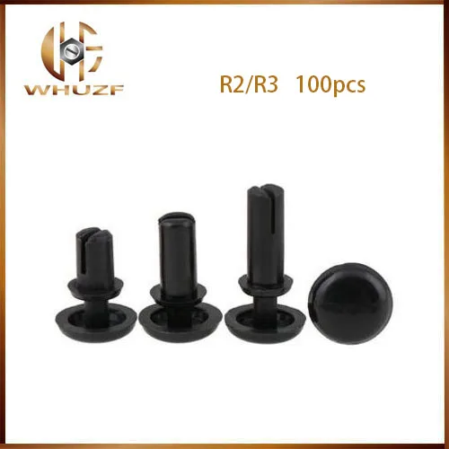 Nylon Push Rivet Screw Fastener Clip for Honda Accord CRV Civic Retainer Black For Bumper Fender Plastic