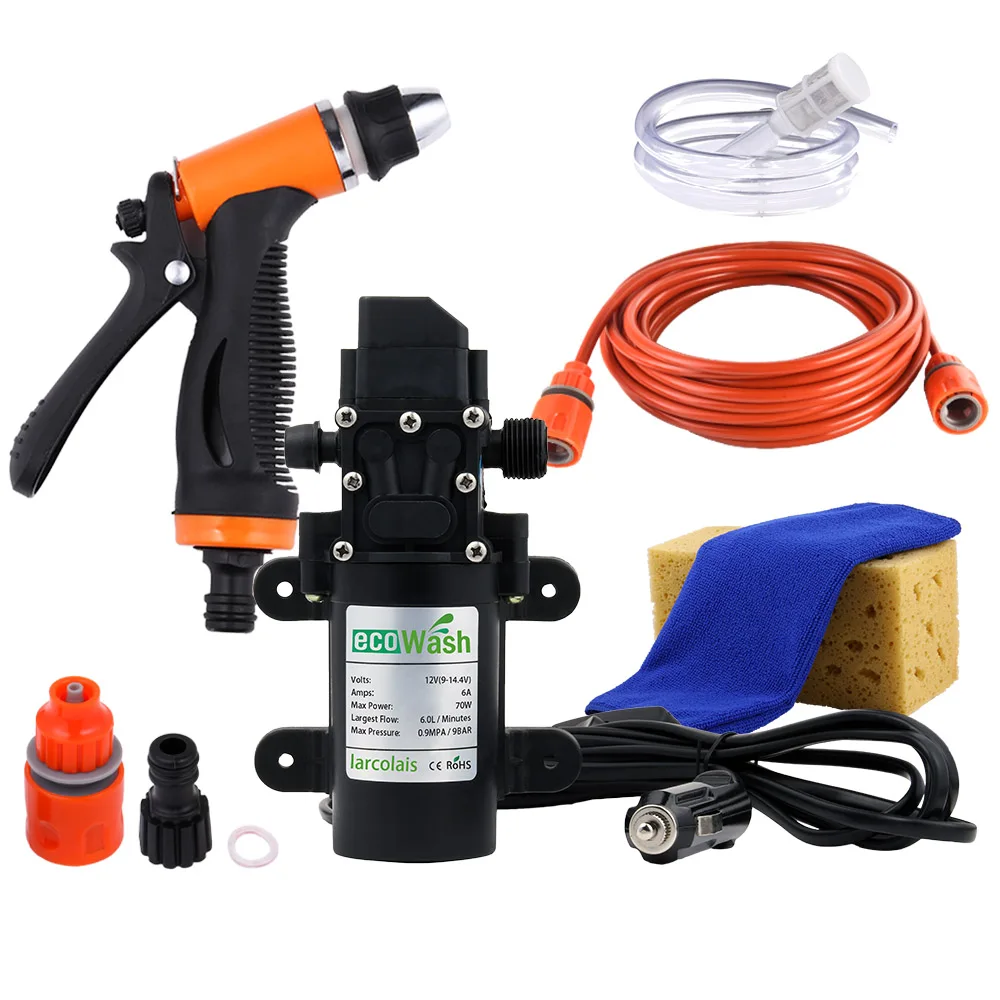 

Car Washer Gun Pump12V High Pressure Cleaner Care Electric Washing Machine Auto Car Wash Maintenance Tool Accessories