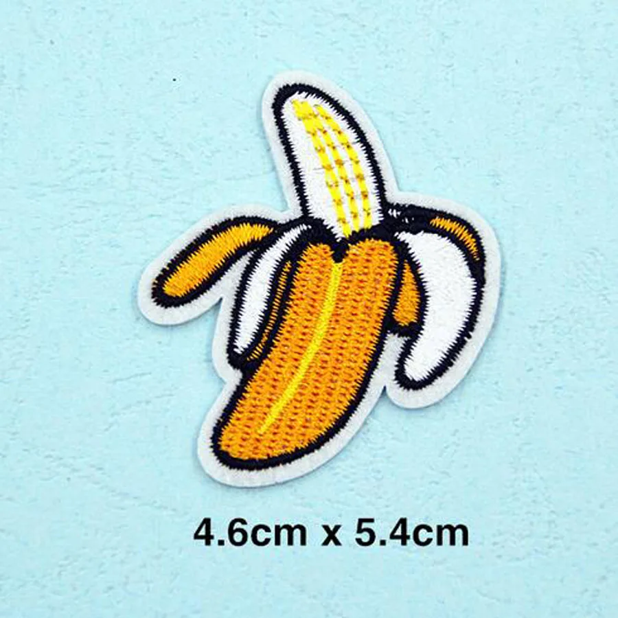 Cute Fabric Embroidered Fruit Patch For Clothes Stickers Bag Sew Iron On Applique DIY Apparel Sewing Clothing Accessories BU15