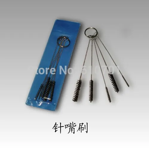 5pcs One Set Tattoo Cleaning Brush Tool 4 Kit Set Tip Grip Gun Tube Machine Airbrush