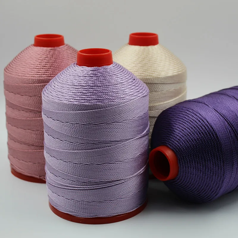 210D/12 Polyester-Nähgarn für Nähmaschine, Leder, Zelt, Jeans, Denim-Strickzubehör, Verkleidung 0,8 mm – Detail 6