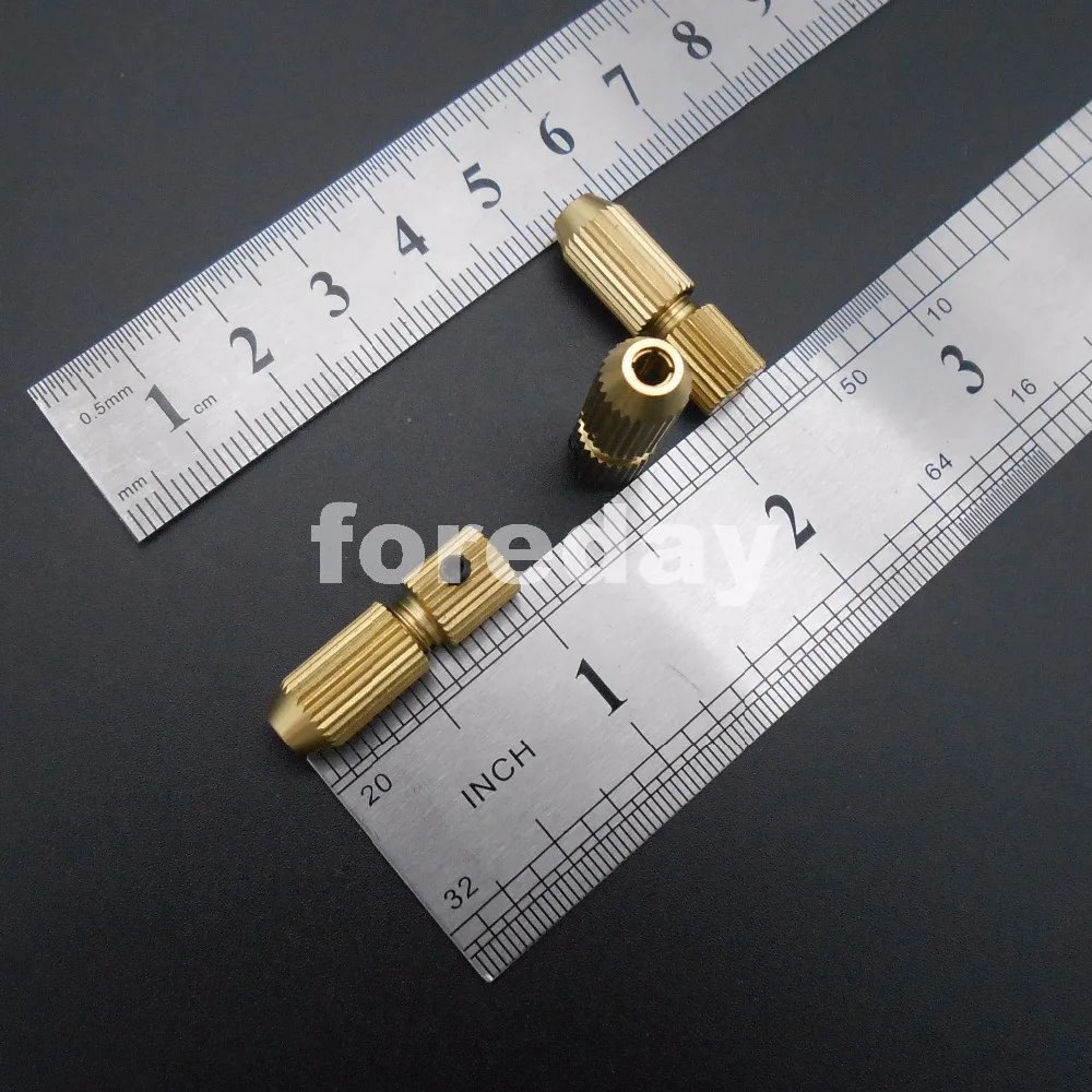 

100PCS X 2MM 2.3MM 3.17MM Multi-model Small Brass Drill Clips Chucks Copper Clamps Motor Shaft Fixture for 0MM-3.17MM *FD007-168