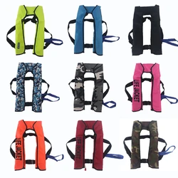 Manual Inflatable Life Jacket, Professional Adult Swimwear, Swimming Survival Vest, Water Sports, Swimming, Fishing