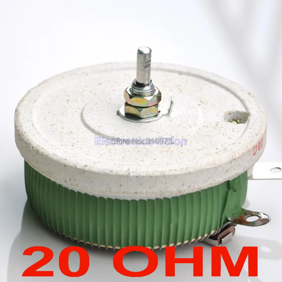 

200W 20 OHM High Power Wirewound Potentiometer, Rheostat, Variable Resistor, 200 Watts.