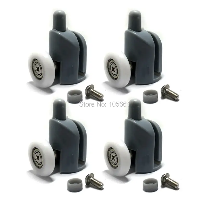 Set of 8 Pcs Bottom Shower Door ROLLERS /Runners/Wheels/Pulleys20/22/23/ 25mm Diameter bathroom Replacement Parts