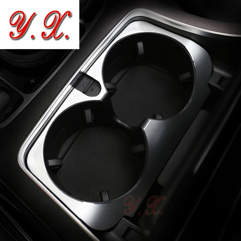 High quality For Mercedes Benz cup holder decorative Trim Cover Sticker For Mercedes Benz W205 W204 C Class E Class W213 GLC